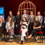 Las jóvenes protagonistas de "La mujer tigre", que se estrena este fin de semana en el Lope de Vega