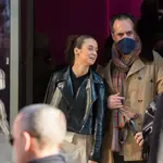 Victoria Federica junto a Marichalar en el desfile de Valentino en París.