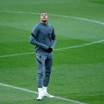 Kylian Mbappe, en el Bernabéu
