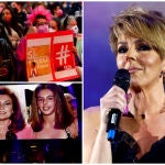 Rocío Carrasco protagoniza uno de los momentos más aplaudidos por los presentes en el Wizink Center de Madrid