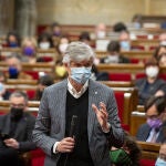 El conseller de Salud de la Generalitat, Josep Maria Argimón, en una sesión plenaria en el Parlament de Cataluña, a 9 de marzo de 2022. David Zorrakino / Europa Press
