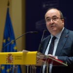 El ministro de Cultura y Deporte, Miquel Iceta