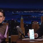 Rosalía, en el programa The Tonight Show con Jimmy Fallon