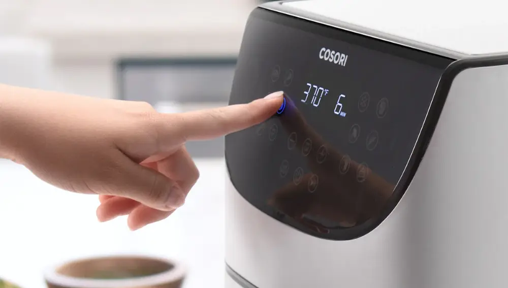 Freidora de aire Cosori 5,5l Chef Edition blanca.