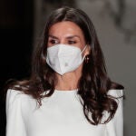 La Reina Letizia en Mercedes Benz Fashion Week Madrid.