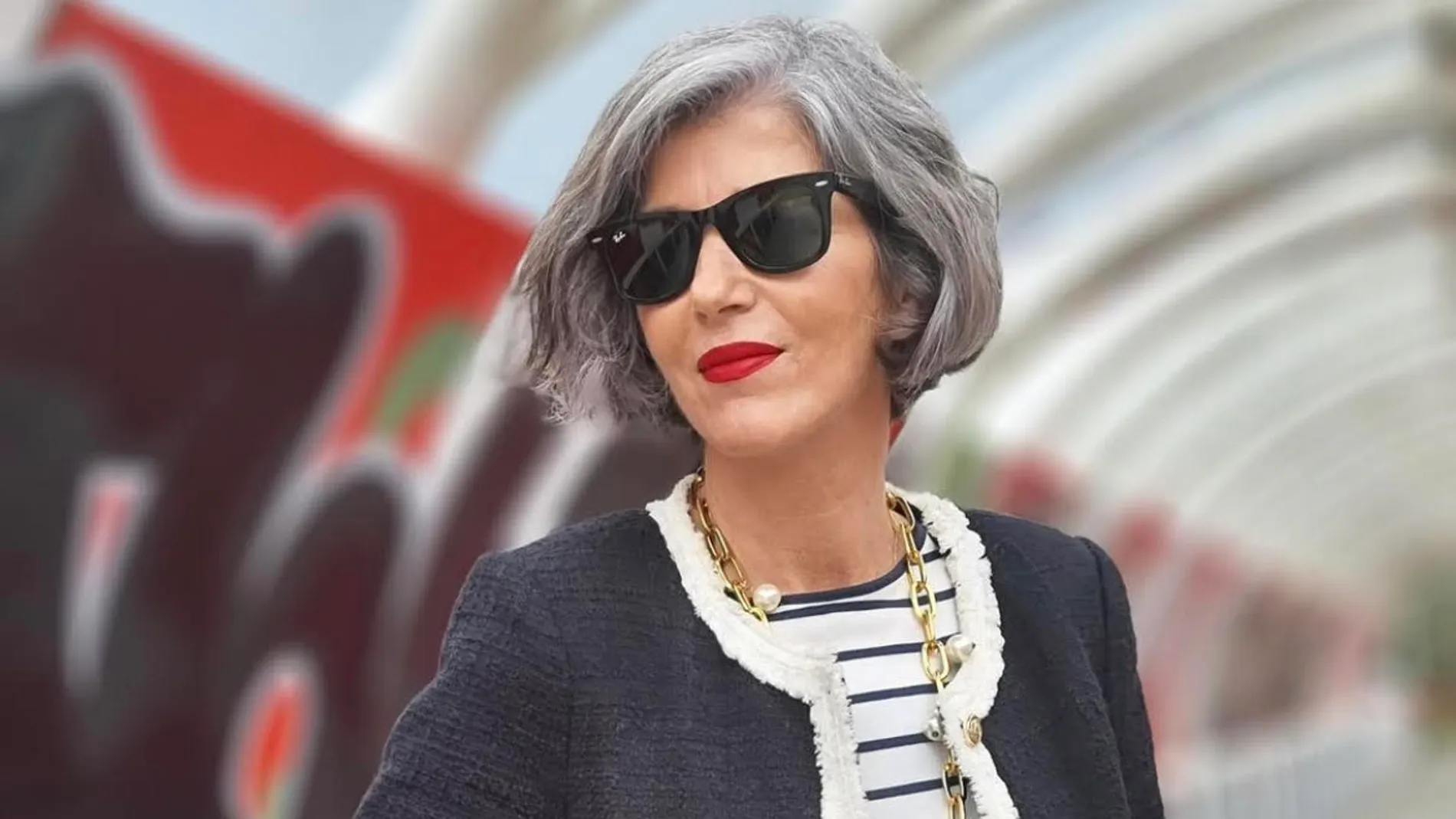 Carmen Gimeno con vaqueros de Zara.