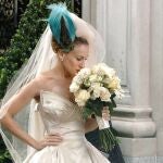 Look nupcial de Carrie Bradshaw.