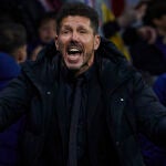 Diego Simeone, entrenador del Atlético de Madrid.