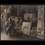 Samuel Kootz durante su primera visita a Picasso en diciembre de 1946