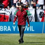 Julen Lopetegui, en el Rayo Vallecano-Sevilla
