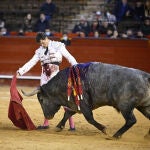 Daniel Luque con los victorinos en la primera de Fallas