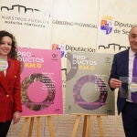 Miguel Ángel de Vicente y Noemí Otero, presentan la campaña "Kilómetro cero" em Segovia