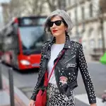 Carmen Gimeno con falda de Zara.