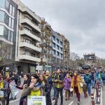 Piquetes y docentes por calles de Barcelona