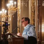 Francisco Marhuenda durante su nombramiento en la Real Academia de Doctores de España
