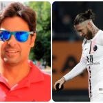 El torero Fran Rivera y el futbolista Sergio Ramos.