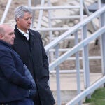 Miguel Ángel Gil Marín, consejero delegado del Atlético, durante un reciente entrenamiento