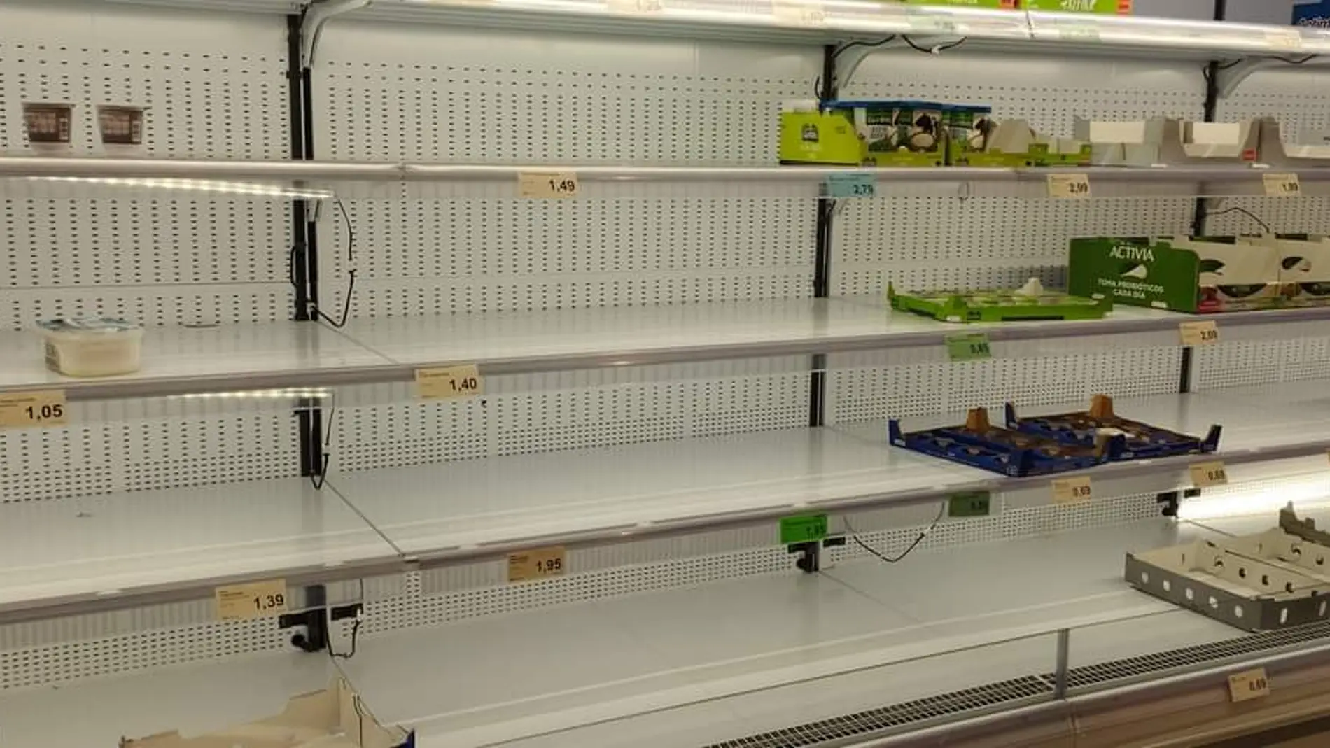 Problemas en supermercados andaluces por la huelga de transportistas
