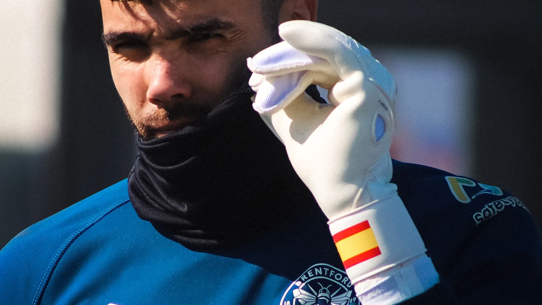 David Raya, portero del Brentford