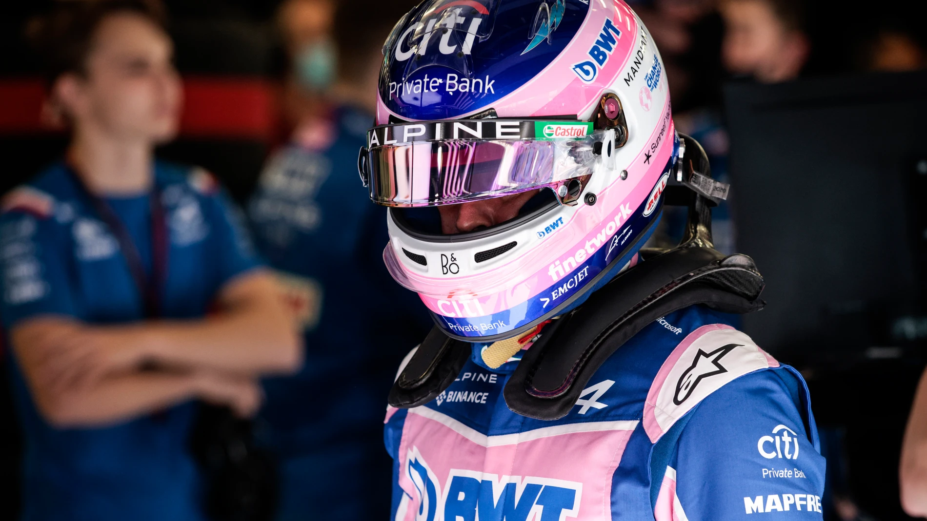 Fernando Alonso, piloto de la escudería Alpine de Fórmula 1.