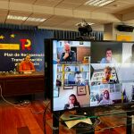 Virginia Barcones se realiza por videoconferencia con los sectores afectados