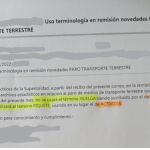 Orden de la Comandancia de la Guardia Civil, donde se exige el cambio de varios términos por eufemismos