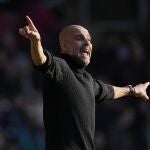 Pep Guardiola con el Manchester City.