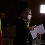 La vicepresidenta primera del Gobierno y ministra de Economía, Nadia Calviño