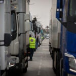 Huelga de transportistas en Barcelona
