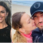Paula Echevarría, Yana Olina y David Bustamante en un montaje
