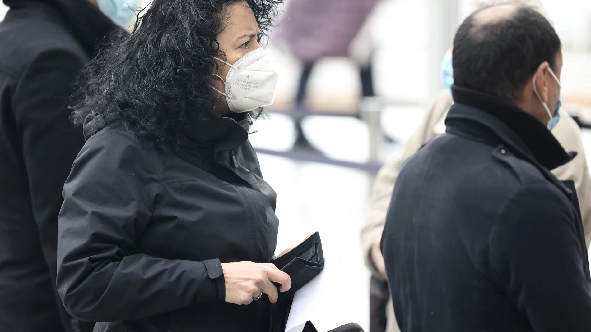 La ex escolta de Irene Montero Elena González acudió ayer a los juzgados de Plaza de Castilla para testificar en el "caso niñera"