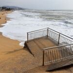 Una imagen de la playa Pont d'en Botifarreta de Badalona (Barcelona)