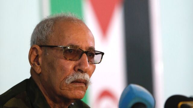 El líder del Frente Polisario y presidente de la República Árabe Saharaui Democrática (RASD), Brahim Ghal. EFE/Manuel Lorenzo