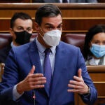 El presidente del Gobierno, Pedro Sánchez
