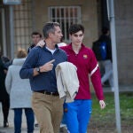 Pablo Urdangarin con su padre, Iñaki