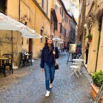 Tamara Falcó en Roma.