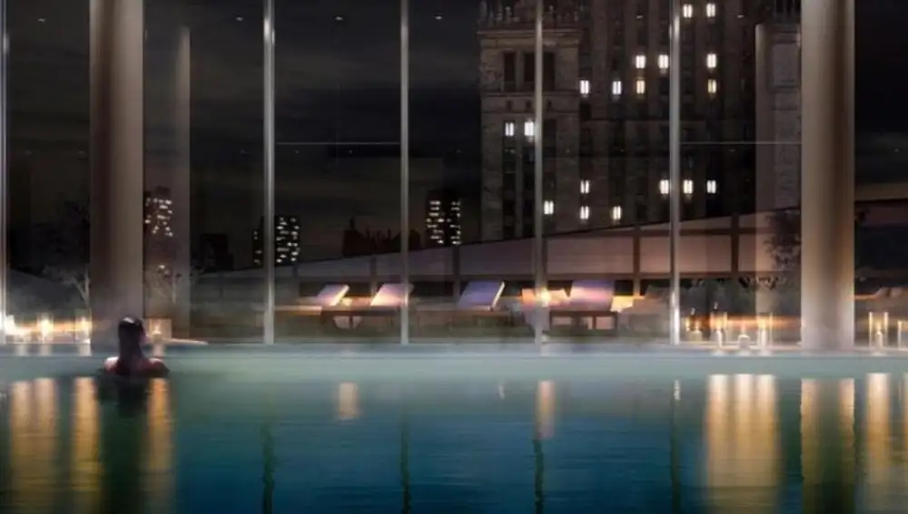la impresionante piscina de la que puede disfrutar el delantero del Bayern