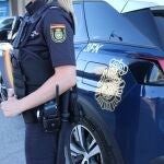 Una agente de la Policía Nacional de Valencia