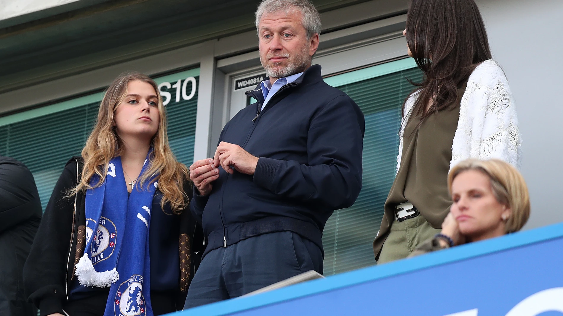 Abramovich, junto a su hija Sofia Abramovich