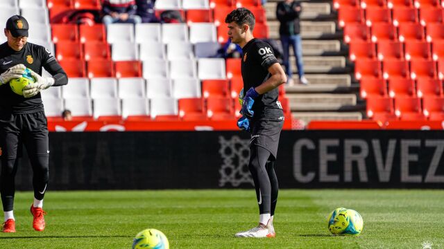 Ferrán Quetglas con el Real Mallorca.