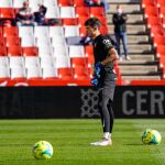 Ferrán Quetglas con el Real Mallorca.