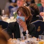 La Fiscal General del Estado, Dolores Delgado, en un desayuno informativo del Fórum Europa organizado por Nueva Economía Fórum (NEF)