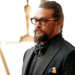 Jason Momoa, en el photocall previo a la ceremonia de los Óscar 2022