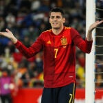 Álvaro Morata con España.