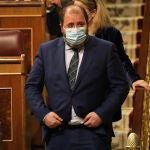 El diputado del PP Alberto Casero, en el Congreso de los Diputados