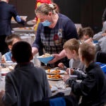 Niños refugiados ucranianos 