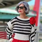 Carmen Gimeno con jersey de Zara.