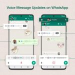 Resumen de las nuevas funciones de las notas de voz de WhatsApp.