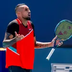 Nick Kyrgios en un partido