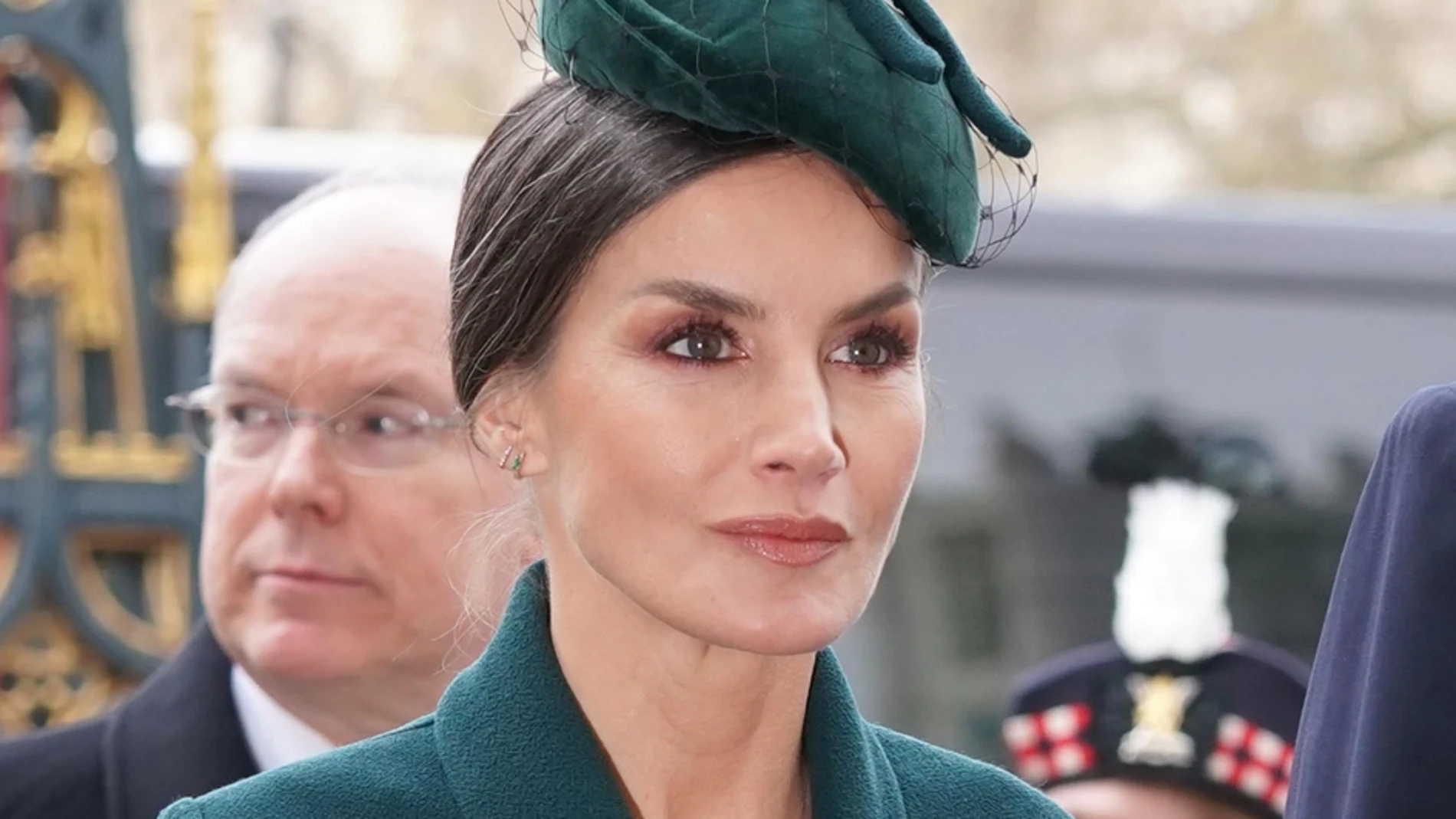 La Reina Letizia de España asiste a un Servicio de Acción de Gracias por el Príncipe Felipe, Duque de Edimburgo en la Abadía de Westminster en Londres, el martes 29 de marzo de 2022.